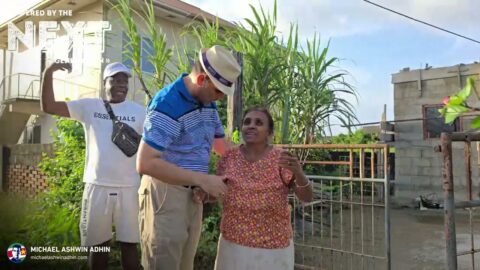 NDP Suriname: Huis aan Huis in Welgelegen, Suriname