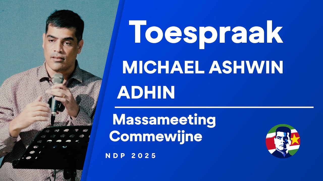 TOESPRAAK | NDP Massameeting Commewijne 11-05-2025